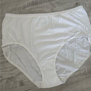 Woman’s Plus Just My Size White Panties Size 11 New W Out Tag